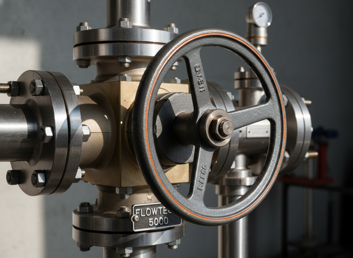 Industrial valves for fluid control